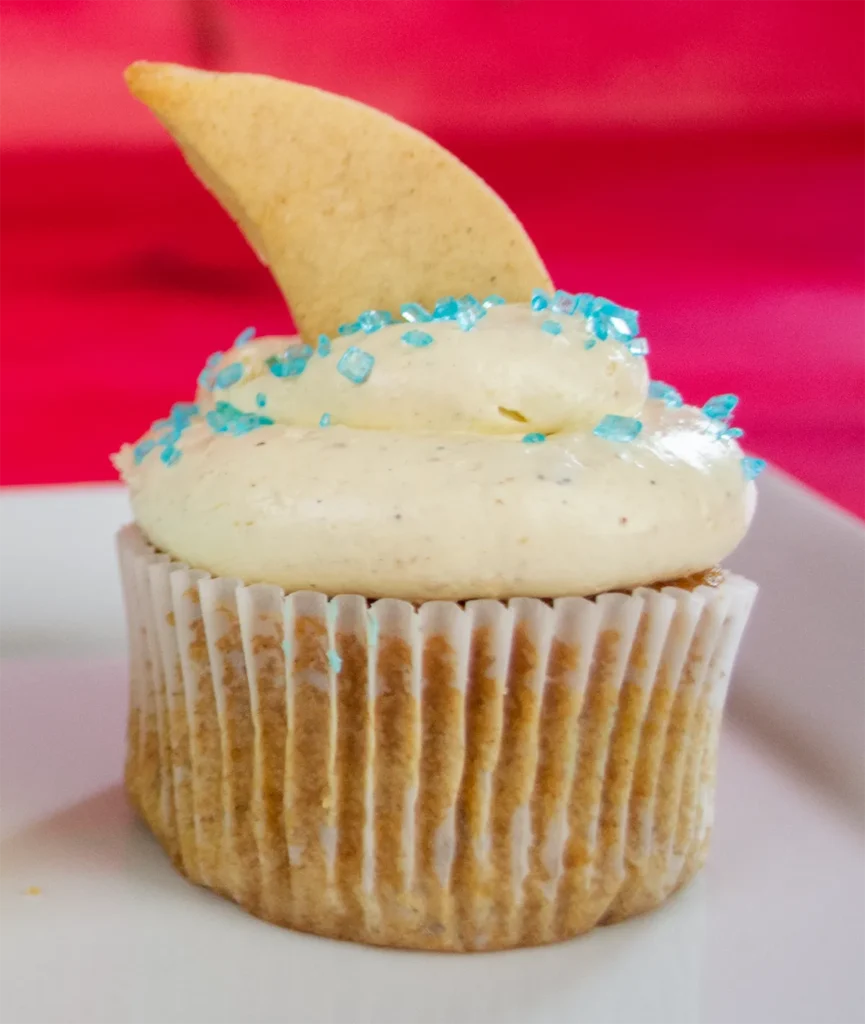 Smores Shark Cupcake