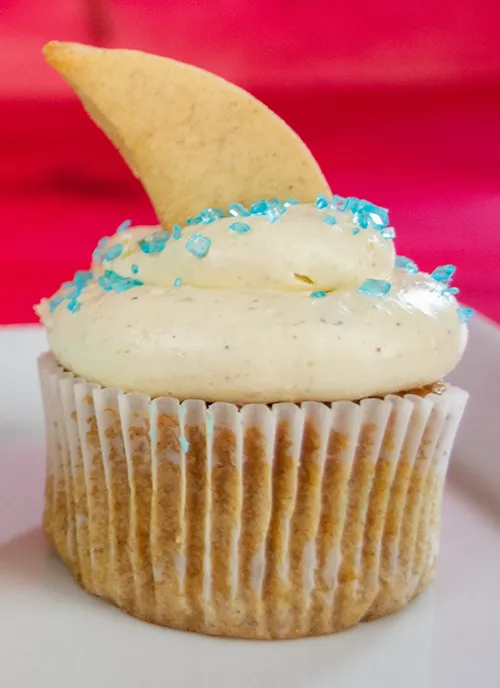 S'mores Shark Cupcake