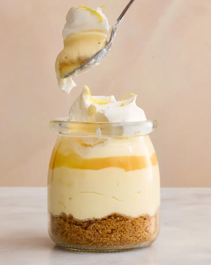 Impossibly creamy lemon mousse