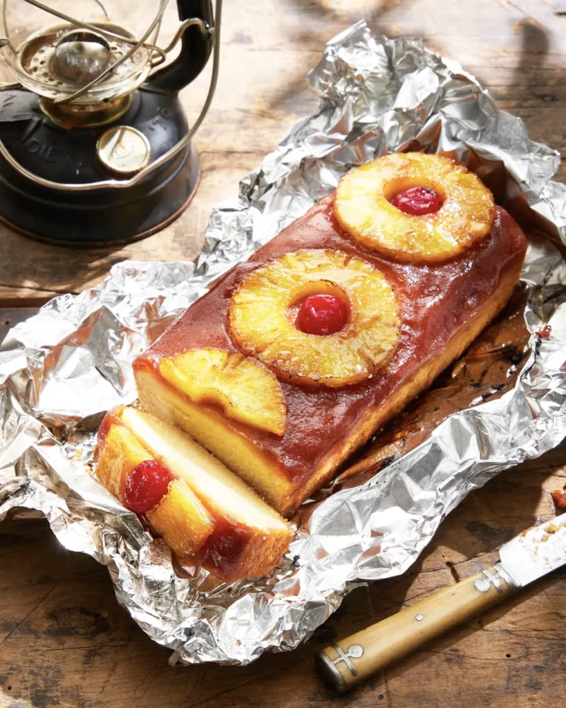 Campfire-Grilled Pineapple Upside-Down Cake